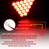 For 2018-2024 Toyota Camry SE XSE Rear Bumper Diffuser Lip W/LED Light -Real Carbon Fiber