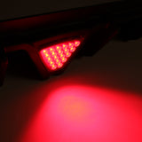 For 2014-2017 Infiniti Q50 Rear Bumper Diffuser Spoiler Lip W / Red LED Brake Light