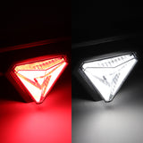 For 2018–2024 Infiniti Q50 3D LED Rear Diffuser with Corner Extensions -Unpainted Matte Black