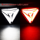 For 2018–2024 Infiniti Q50 3D LED Rear Diffuser with Corner Extensions -Unpainted Matte Black