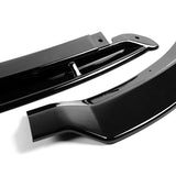 For 2015-2023 Dodge Charger SRT-Style Painted Black Front Bumper Splitter Spoiler Lip 4-PCS