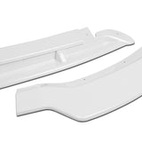 For 2015-2023 Dodge Charger SRT-Style Painted White Front Bumper Splitter Spoiler Lip 4-PCS