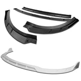 For 2015-2023 Dodge Charger SRT-Style Painted White Front Bumper Splitter Spoiler Lip 4-PCS