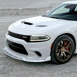 For 2015-2023 Dodge Charger SRT-Style Painted White Front Bumper Splitter Spoiler Lip 4-PCS
