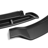 For 2015-2023 Dodge Charger SRT-Style Matte Black Front Bumper Splitter Spoiler Lip 4-PCS