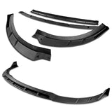 For 2015-2023 Dodge Charger SRT-Style Matte Black Front Bumper Splitter Spoiler Lip 4-PCS