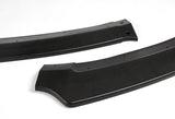 For 2016-2021 Honda Civic 10th Matte Black Front Bumper Splitter Spoiler Lip 3PCS