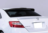 Rear Window Roof Visor Wing Spoiler For 2006-2011 Honda Civic 2-DR / Coupe -Smoke Acrylic