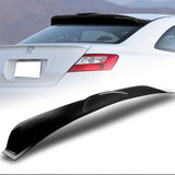 Rear Window Roof Visor Wing Spoiler For 2006-2011 Honda Civic 2-DR / Coupe -Smoke Acrylic