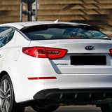 Rear Window Roof Visor Wing Spoiler For 2016-2020 Kia Optima -Black ABS