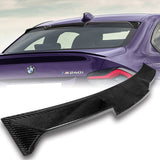 V-Style Rear Window Roof Visor Wing Spoiler For 2022-2025 BMW G42 2-Series 2-DR / Coupe -Real Carbon Fiber