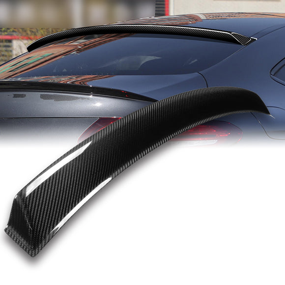 W205 Rear Roff Spoiler STP-Style Rear Window Roof Visor Wing Spoiler For 2017-2021 Mercedes-B ...