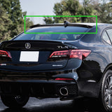 STP-Style Rear Window Roof Visor Wing Spoiler For 2015-2020 Acura TLX -Real Carbon Fiber