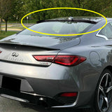 STP-Style Rear Window Roof Visor Wing Spoiler For 2017 - 2022 Infiniti Q60 2-DR / Coupe -Real Carbon Fiber