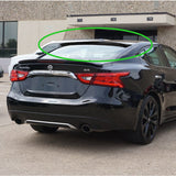 STP-Style Rear Window Roof Visor Wing Spoiler For 2016 - 2023 Nissan Maxima -Real Carbon Fiber