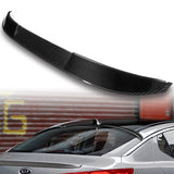 V-Style Rear Window Roof Visor Wing Spoiler For 2011 - 2015 Kia Optima K5 -Real Carbon Fiber