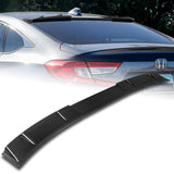 W-Power ABS VIP-Style Rear Widow Roof Visor Wing Spoiler For 2018-2022 Honda Accord Sedan -Carbon Fiber Look