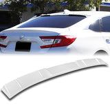 W-Power ABS VIP-Style Rear Widow Roof Visor Wing Spoiler For 2018-2022 Honda Accord Sedan -Pearl White