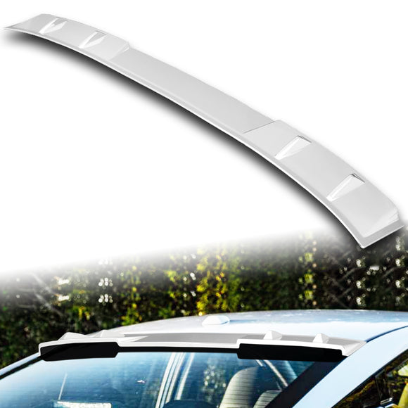 W-Power ABS VIP-Style Rear Widow Roof Visor Wing Spoiler For 2019-2025 Nissan Altima -Pearl White