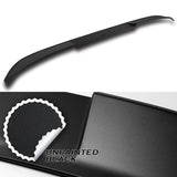 W-Power ABS VIP-Style Rear Widow Roof Visor Wing Spoiler For 2018 - 2023 Kia Stinger -Unpainted Matte Black