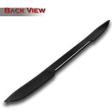 W-Power ABS VIP-Style Rear Widow Roof Visor Wing Spoiler For 2018 - 2023 Kia Stinger -Unpainted Matte Black