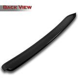W-Power ABS VIP-Style Rear Widow Roof Visor Wing Spoiler For 2008 - 2023 Dodge Challenger -Pearl Black