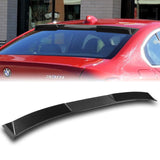 W-Power ABS VIP-Style Rear Widow Roof Visor Wing Spoiler For 2019- 2024 BMW 3-Series G20 G80 M3 Sedan -Carbon Fiber Look