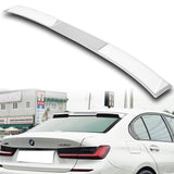 W-Power ABS VIP-Style Rear Widow Roof Visor Wing Spoiler For 2019- 2024 BMW 3-Series G20 G80 M3 Sedan -Pearl White