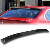 W-Power ABS VIP-Style Rear Widow Roof Visor Wing Spoiler For 2019- 2024 BMW 3-Series G20 G80 M3 Sedan -Unpainted Matte Black
