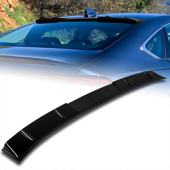 W-Power ABS Rear Widow Roof Visor Wing Spoiler For 2023- 2025 Honda Accord Sedan -Pearl Black