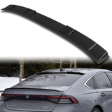 W-Power ABS Rear Widow Roof Visor Wing Spoiler For 2023- 2025 Honda Accord Sedan -Unpainted Black