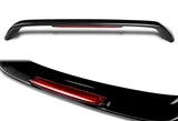 Rear Trunk Lip Spoiler Wing For 1996-2000 Honda Civic Coupe 2-Door With LED Brake Light -ABS Painted Black