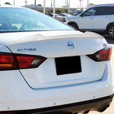 W-Power ABS V-Style Rear Trunk Lip Spoiler Wing For 2019-2025 Nissan Altima -Pearl White