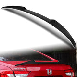 W-Power ABS V-Style Rear Trunk Lip Spoiler Wing For 2018-2022 Honda Accord Sedan 4DR -Carbon Fiber Look