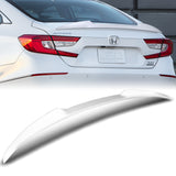 W-Power ABS V-Style Rear Trunk Lip Spoiler Wing For 2018-2022 Honda Accord Sedan 4DR -Pearl White