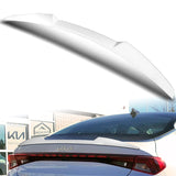 W-Power ABS V-Style Rear Trunk Lip Duckbill Spoiler Wing For 2021-2024 KIA K5 -Pearl White