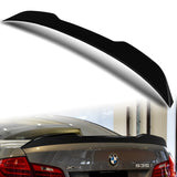 W-Power ABS PSM-Style Rear Trunk Lip Duckbill Spoiler Wing For 2011-2016 BMW 5-Series M5 / F10 / F18 Sedan -Pearl Black