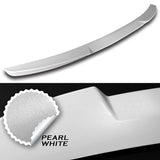 W-Power ABS V-Style Rear Trunk Lip Spoiler Wing For 2022-2025 Honda Civic Sedan -Pearl White