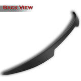 W-Power ABS V-Style Rear Trunk Lip Spoiler Wing For 2022-2025 Honda Civic Sedan -Unpainted Matte Black