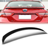 W-Power ABS OE-Style Rear Trunk Lip Duckbill Spoiler Wing For 2018-2024 Toyota Camry Sedan -Pearl Black