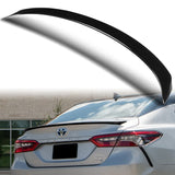 W-Power ABS OE-Style Rear Trunk Lip Duckbill Spoiler Wing For 2018-2024 Toyota Camry Sedan -Pearl Black