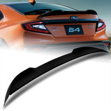 W-Power ABS V-Style Rear Trunk Lip Duckbill Spoiler Wing For 2022 - 2025 Subaru WRX STi -Pearl Black