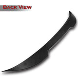 W-Power ABS V-Style Rear Trunk Lip Duckbill Spoiler Wing For 2022 - 2025 Subaru WRX STi -Carbon Fiber Look