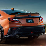 W-Power ABS V-Style Rear Trunk Lip Duckbill Spoiler Wing For 2022 - 2025 Subaru WRX STi -Carbon Fiber Look