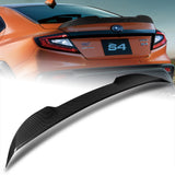 W-Power ABS V-Style Rear Trunk Lip Duckbill Spoiler Wing For 2022 - 2025 Subaru WRX STi -Carbon Fiber Look