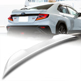 W-Power ABS V-Style Rear Trunk Lip Duckbill Spoiler Wing For 2022 - 2025 Subaru WRX STi -Pearl White