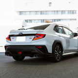 W-Power ABS V-Style Rear Trunk Lip Duckbill Spoiler Wing For 2022 - 2025 Subaru WRX STi -Pearl White