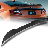 W-Power ABS V-Style Rear Trunk Lip Duckbill Spoiler Wing For 2022 - 2025 Subaru WRX STi -Unpainted Black