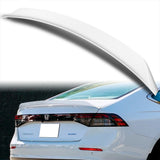 W-Power ABS OE-Style Rear Trunk Lip Duckbill Spoiler Wing For 2023 - 2025 Honda Accord 4DR/Sedan -Pearl White