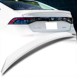W-Power ABS OE-Style Rear Trunk Lip Duckbill Spoiler Wing For 2023 - 2025 Honda Accord 4DR/Sedan -Pearl White